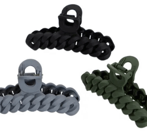 Blackmossneutrals Chain Claw Clip Set