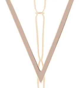 Metal Triangle Barrette