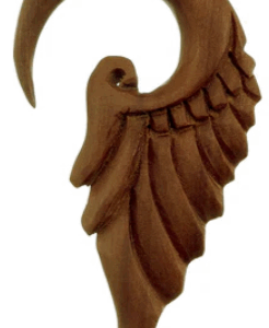 ต่างหู fake จากไม้