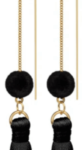 ต่างหูแฟชั่นแบบห้อยปรับระดับ